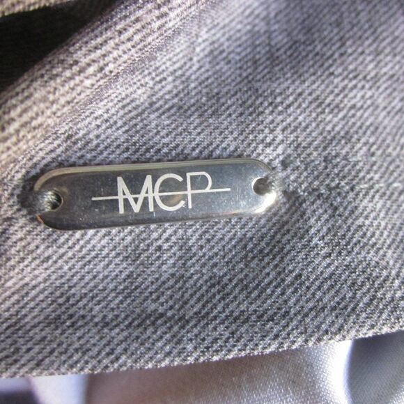 NEW! MC Planet Womens Size S Gray Cropped Jacket Full Zip Front 36" Bust NWT - Picture 6 of 15